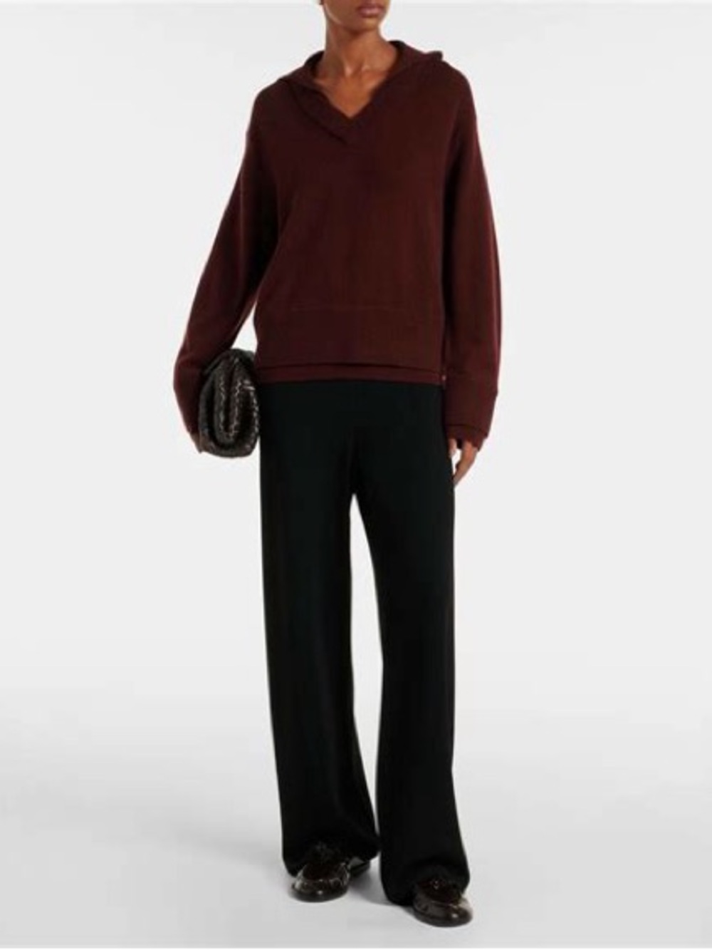 VINCE Double Layer Wool & Cashmere Sweater